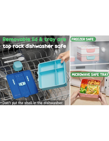 Caja Bento Fimibuke para Niños 1.3L a Prueba de Fugas