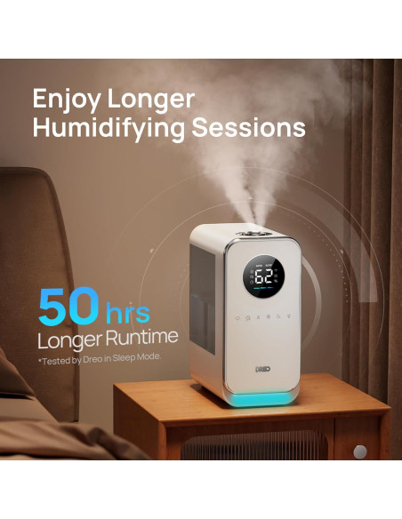 Humidificador Dreo 5L Inteligente y Silencioso con Control por Voz Humidificador Dreo 5L Inteligente y Silencioso con Control por Voz