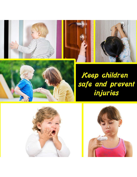 Paquete de 8 Protectores de Puerta Driddle - Seguridad Infantil Paquete de 8 Protectores de Puerta Driddle - Seguridad Infantil