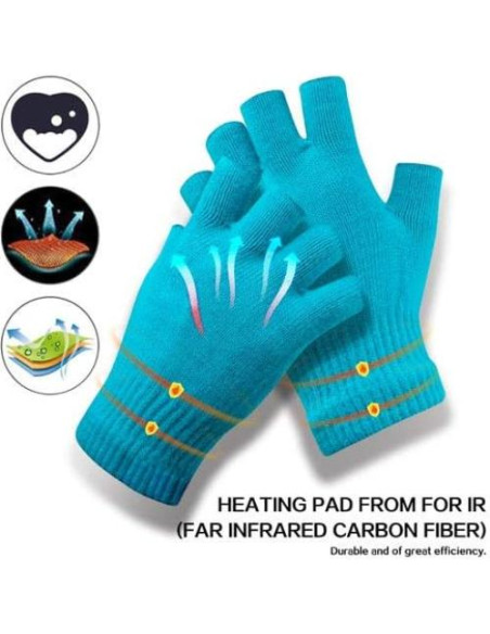 Guantes Calentados USB para Hombre y Mujer - Mitones Calientes Guantes Calentados USB para Hombre y Mujer - Mitones Calientes