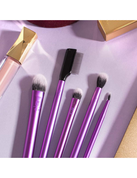 Set de Pinceles para Ojos Real Techniques - 6 Piezas Morado Set de Pinceles para Ojos Real Techniques - 6 Piezas Morado