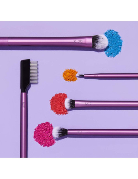 Set de Pinceles para Ojos Real Techniques - 6 Piezas Morado Set de Pinceles para Ojos Real Techniques - 6 Piezas Morado
