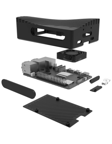 Caja de Enfriamiento Activo y Pasivo Vilros para Raspberry Pi 5