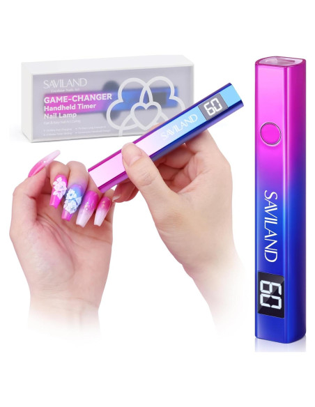 Lámpara UV Saviland 12W Portátil para Uñas de Gel Lámpara UV Saviland 12W Portátil para Uñas de Gel