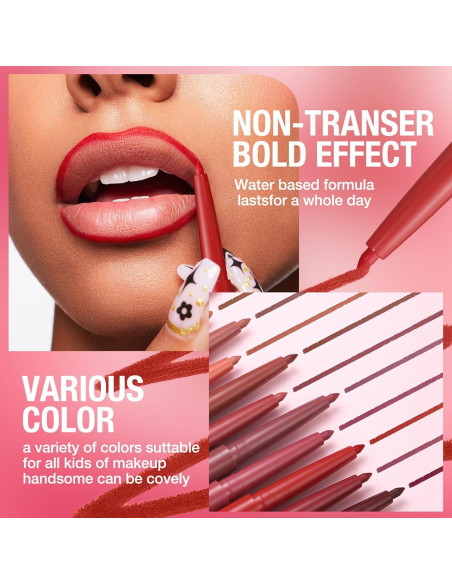 Set de Lápices Labiales Mate LANGMANNI 12 Colores 0.28g Set de Lápices Labiales Mate LANGMANNI 12 Colores 0.28g