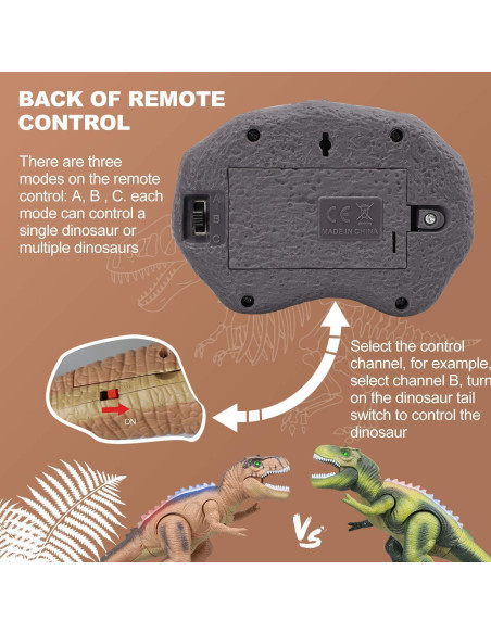 Dinosaurio Robot Control Remoto STEAM Life T Rex 29x21x16cm Dinosaurio Robot Control Remoto STEAM Life T Rex 29x21x16cm