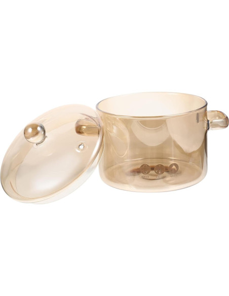 Olla de Guiso de Vidrio Borosilicato Vaguelly 1.5L con Tapa Olla de Guiso de Vidrio Borosilicato Vaguelly 1.5L con Tapa