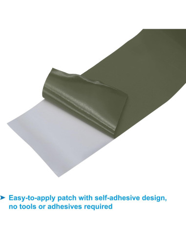 Parche de Reparación Autoadhesivo PATIKIL 1500x60mm Verde Militar