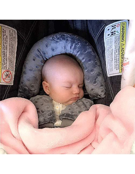 Almohada Soporte Cabeza y Cuello Yufiova 3 en 1 Azul Oscuro