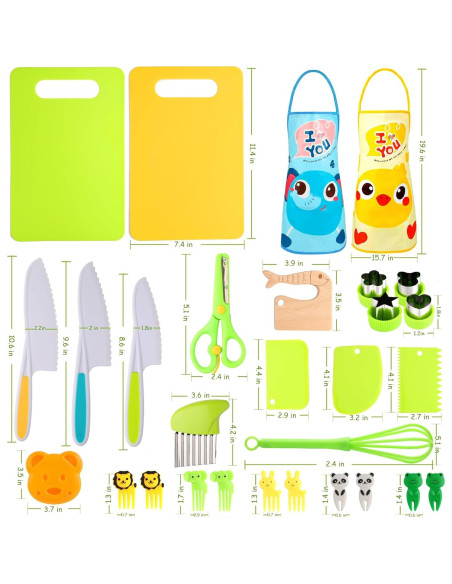 Set de Cocina Montessori para Niños GWAWA - 30 Piezas Set de Cocina Montessori para Niños GWAWA - 30 Piezas