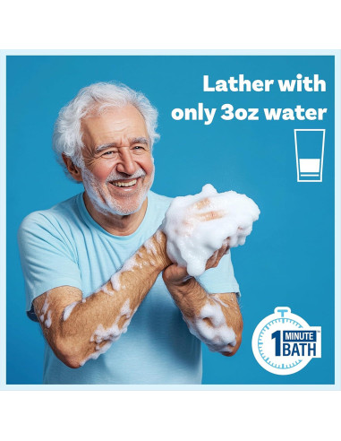 Toallitas de Baño Sin Enjuague Scrubzz Lavanda 25 Unidades