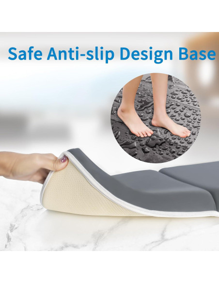 Almohadilla de Baño JJGoo con Soporte para Codos - Gris Oscuro Almohadilla de Baño JJGoo con Soporte para Codos - Gris Oscuro