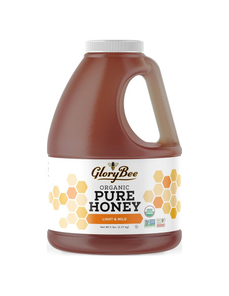 Miel Orgánica GloryBee 100% Pura Ligera y Suave 2.27 kg Miel Orgánica GloryBee 100% Pura Ligera y Suave 2.27 kg