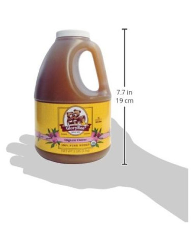 Miel Orgánica GloryBee 100% Pura Ligera y Suave 2.27 kg