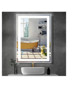 Espejo de Baño LED DIDIDADA 81.3x61 cm Anti-vaho Táctil