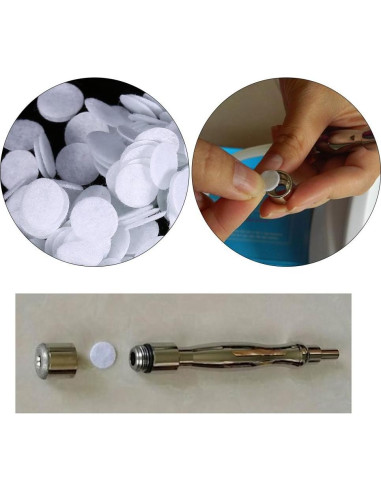 Filtros de Microdermoabrasión ZJchao 500pcs Algodón 10mm