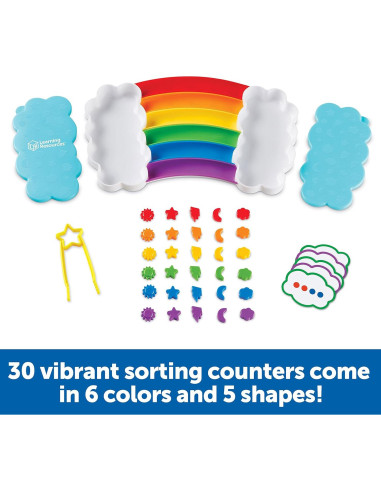 Juego de Clasificación Arcoíris Learning Resources - 30 Fichas