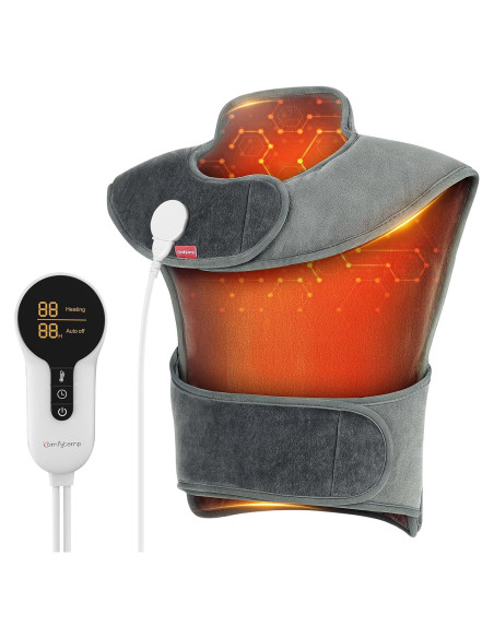 Almohadilla Térmica Eléctrica Comfytemp 1.13kg para Espalda y Cuello Almohadilla Térmica Eléctrica Comfytemp 1.13kg para Espalda y Cuello