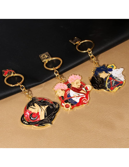Llavero Anime JJK Gojo Satoru - Esmalte - SONGCHANGJEWELRY Llavero Anime JJK Gojo Satoru - Esmalte - SONGCHANGJEWELRY