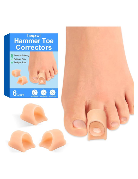 Corrector de Dedo en Martillo heqxwl - Paquete de 6 Separadores Pequeños Corrector de Dedo en Martillo heqxwl - Paquete de 6 Separadores Pequeños