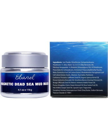 Mascarilla Facial Magnética Ebanel 116g Barro Mar Muerto