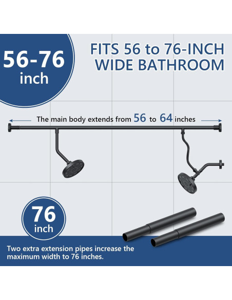 Ducha Doble Bntuk SH001 - Alta Presión 15 cm Negro Mate Ducha Doble Bntuk SH001 - Alta Presión 15 cm Negro Mate