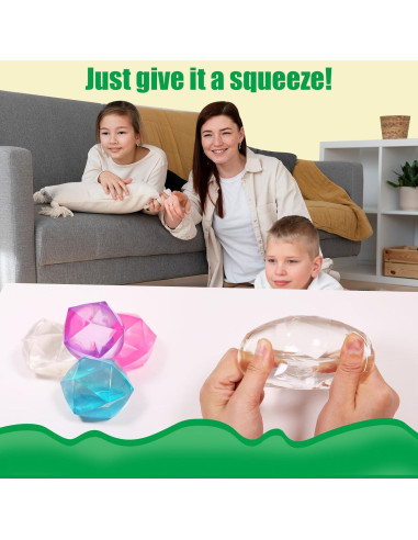 Cubo de Estrés Grande Azul 6.22 cm - Juguete Antiestrés