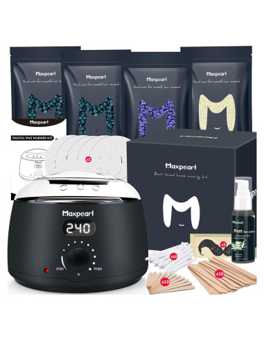 Kit de Depilación Maxpearl - Cera Digital para Piel Sensible