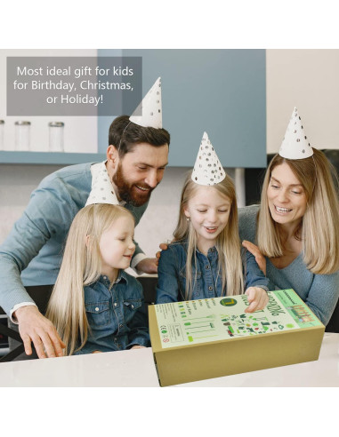 Kit de Jardinería para Niños 7 Piezas CHEERBANK - Herramientas de Madera
