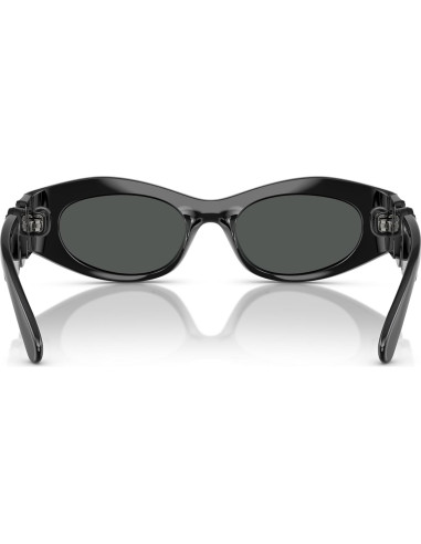 Gafas de sol cat-eye grandes Versace Medusa 51mm negras