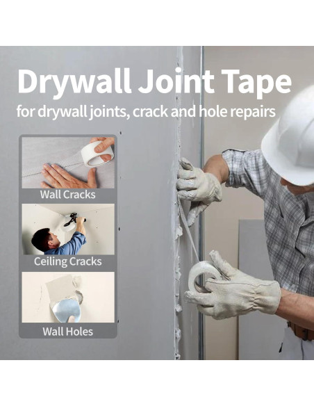 Cinta de Juntas de Drywall Etossan 15.24 cm x 30.48 m Fibra de Vidrio Cinta de Juntas de Drywall Etossan 15.24 cm x 30.48 m Fibra de Vidrio