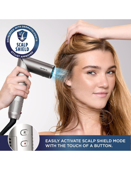 Secador de Pelo Shark FlexFusion HD642 con Cepillo y Difusor Secador de Pelo Shark FlexFusion HD642 con Cepillo y Difusor