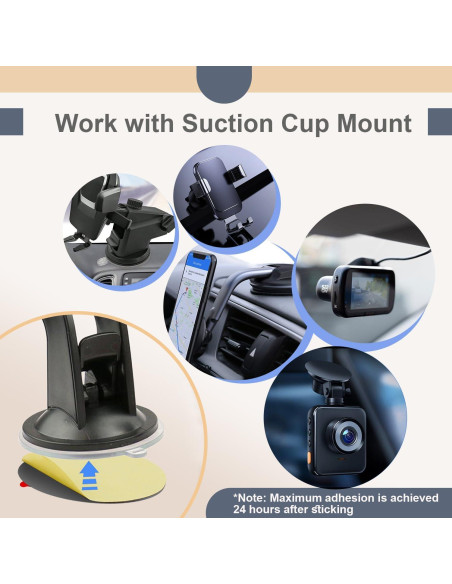 5 Almohadillas Adhesivas Doble Cara 70mm Promkig para Ventosa 5 Almohadillas Adhesivas Doble Cara 70mm Promkig para Ventosa