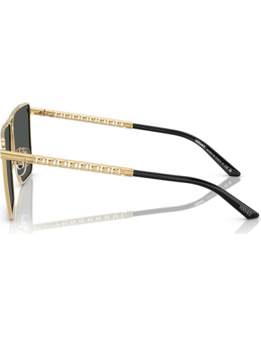 Gafas de sol Versace Hombre Marco Dorado Lentes Grises 64mm