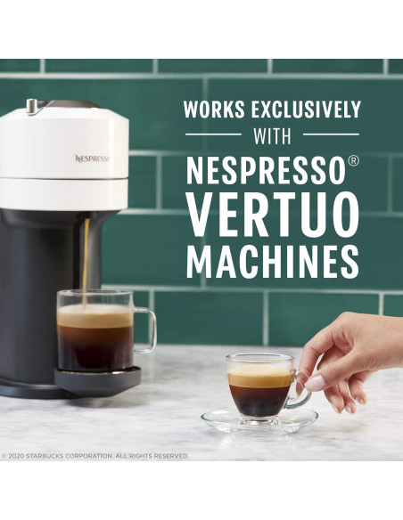 Cápsulas de Café Espresso Tostado Claro Starbucks 50 Unidades Cápsulas de Café Espresso Tostado Claro Starbucks 50 Unidades