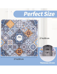 Alfombrilla de Ducha Antideslizante HOMBYS 68.58x68.58 cm PVC 2