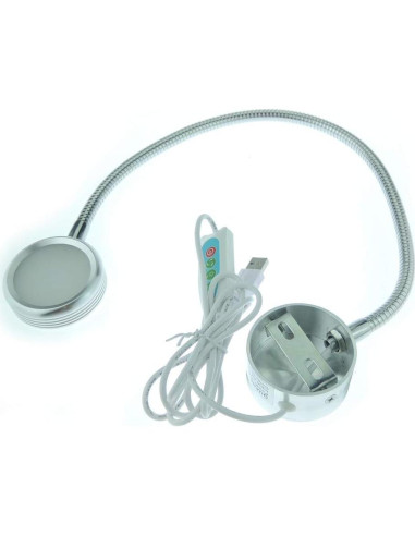 Luz LED de Lectura Montada en Pared QUANS USB 3 Colores 10 Niveles