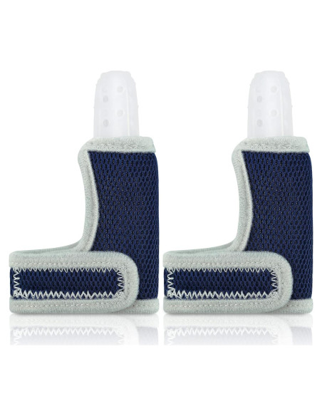 Protector de Dedos de Silicona para Bebés - 2 Piezas Azul Protector de Dedos de Silicona para Bebés - 2 Piezas Azul