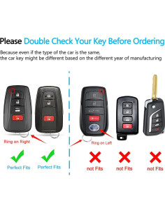 Cubierta de Llave Toyota Autophone 3-4 Botones TPU Negro 2