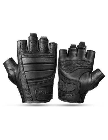Guantes de Moto INBIKE de Piel de Cabra Transpirables XL