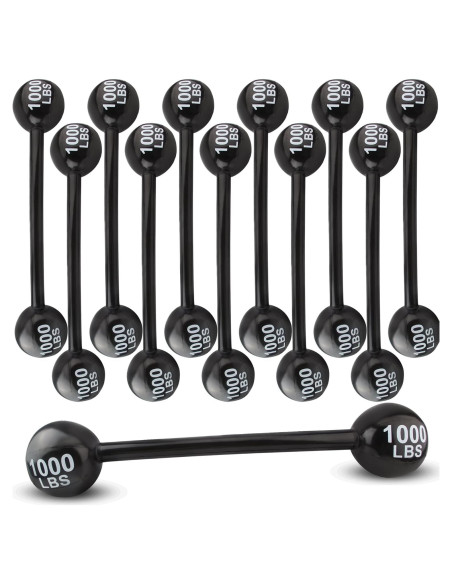 12 Piezas Mancuernas Inflables Feradny 110 cm para Fiesta 12 Piezas Mancuernas Inflables Feradny 110 cm para Fiesta