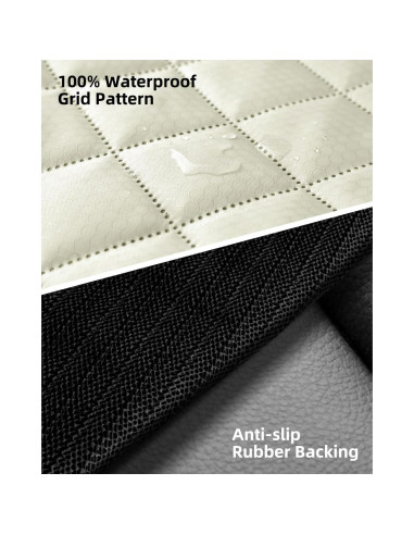Cubierta de Asiento para Mascotas PETICON Beige 132x122 cm