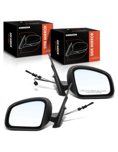 Espejo Manual A-Premium para Smart Fortwo 2016-2017 Negro