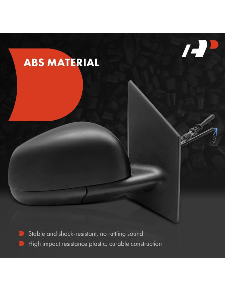 Espejo Manual A-Premium para Smart Fortwo 2016-2017 Negro Espejo Manual A-Premium para Smart Fortwo 2016-2017 Negro