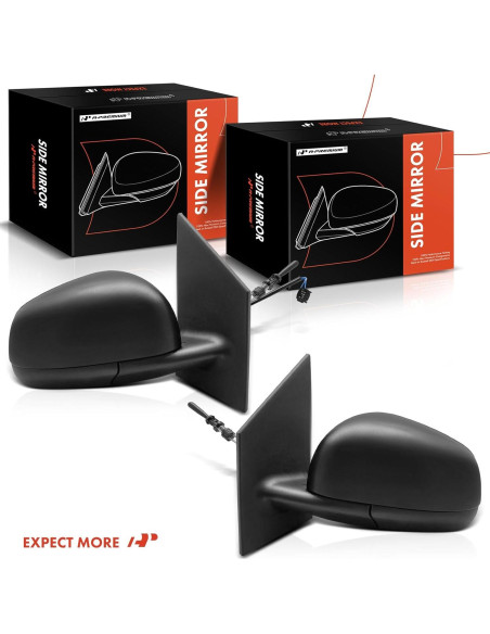 Espejo Manual A-Premium para Smart Fortwo 2016-2017 Negro Espejo Manual A-Premium para Smart Fortwo 2016-2017 Negro