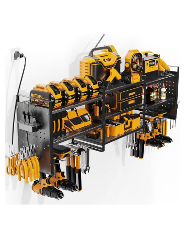 Organizador de Herramientas Eléctricas Xankzi Montado en Pared 123.7 cm