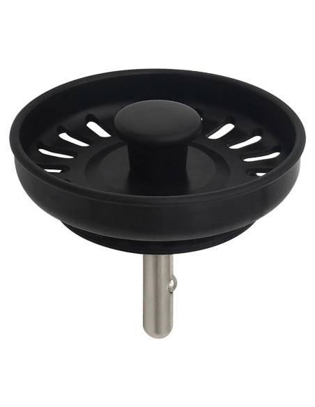 Canasta Coladora y Tapón de Fregadero TGEOND Negro Mate 8.89 cm Canasta Coladora y Tapón de Fregadero TGEOND Negro Mate 8.89 cm