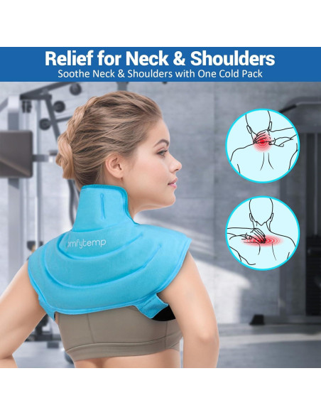 Compresa de Hielo Comfytemp para Cuello y Hombros con Correas Compresa de Hielo Comfytemp para Cuello y Hombros con Correas