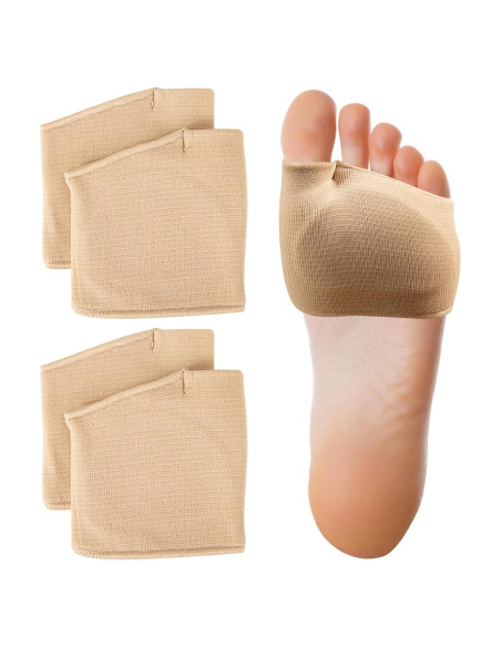 Almohadillas Metatarsales de Gel JFHNMLW - 2 Pares Beige Almohadillas Metatarsales de Gel JFHNMLW - 2 Pares Beige