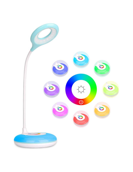Lámpara de Escritorio LED Mafiti Recargable Cuello de Ganso Lámpara de Escritorio LED Mafiti Recargable Cuello de Ganso